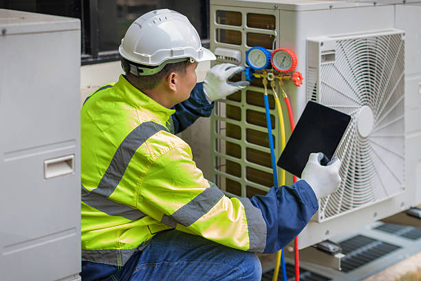 Professional Ac Installation technician working in Cherry Hill, VA